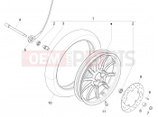 PIAGGIO Liberty 150 Front wheel