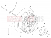 Front wheel - Piaggio Liberty 200 2007