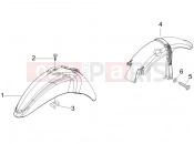 Wheel huosing - Mudguard - Piaggio Liberty 200 2007