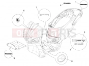 Plates - Emblems - Piaggio Liberty elettrico PPT (E) 2011