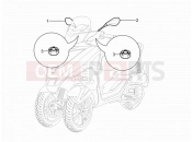 PIAGGIO MP3 125 YOUrban ERL Driving mirror/s