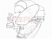 PIAGGIO MP3 125 YOUrban ERL Saddle/seats