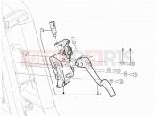 PIAGGIO MP3 300 4T 4V ie ERL Hibrid Control pedals - Levers