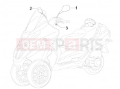 PIAGGIO MP3 300 4T 4V ie ERL Hibrid Driving mirror/s