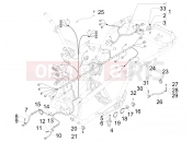 PIAGGIO MP3 300 4T 4V ie ERL Hibrid Main cable harness