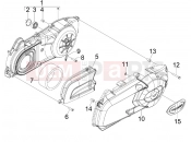 PIAGGIO MP3 300 ie MIC Crankcase cover - Crankcase cooling