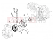 gyújtás alaplap - Piaggio MP3 300 ie Touring 2012