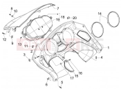 PIAGGIO MP3 300 ie Touring Meter combination - Cruscotto