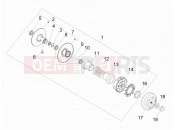PIAGGIO MP3 300 YOUrban ERL Driven pulley