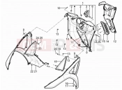 PIAGGIO MP3 300 YOUrban ERL Front glove-box - Knee-guard panel