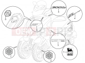 Plates - Emblems - Piaggio MP3 300 YOUrban LT ERL 2015