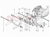Swinging arm - Piaggio MP3 300 YOUrban LT ERL 2015