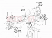 Selectors - Switches - Buttons - Piaggio MP3 300 YOUrban LT ERL 2016