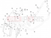 PIAGGIO MP3 350 MAXI Sport hűtő rendszer