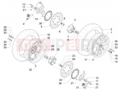 PIAGGIO MP3 350 MAXI Sport Front wheel