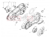 PIAGGIO MP3 400 ie Crankcase cover - Crankcase cooling