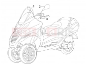 PIAGGIO MP3 400 ie tükör
