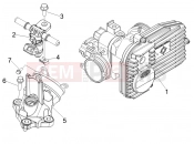 PIAGGIO MP3 400 ie LT Touring Throttle body - Injector - Induction joint