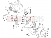 PIAGGIO MP3 400 ie Rear cover - Splash guard