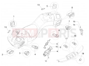 PIAGGIO MP3 500 LT Business Selectors - Switches - Buttons