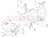 PIAGGIO MP3 500 LT Sport - Business ABS Front glove-box - Knee-guard panel