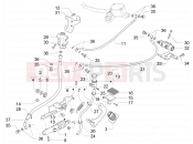 PIAGGIO MP3 500 Sport Business ABS (USA) Control pedals - Levers