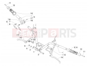 PIAGGIO MP3 500 Sport Business ABS (USA) Handlebars - Master cil.