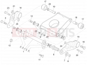 PIAGGIO MP3 500 Sport Business ABS (USA) Swinging arm