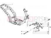 Chassis-Central stand - Piaggio NRG Extreme