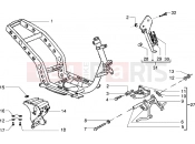 PIAGGIO NRG MC2 Chassis-Central stand