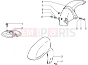 PIAGGIO NRG MC2 Front and rear mudguard