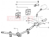 PIAGGIO NRG MC2 Handlebars component parts