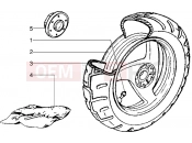 PIAGGIO NRG MC2 Rear wheel