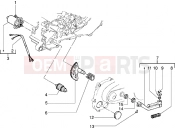 PIAGGIO NRG MC2 Starting motor-starter lever