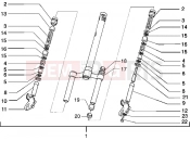 PIAGGIO NRG MC3 Front fork