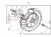 PIAGGIO NRG MC3 Front wheel