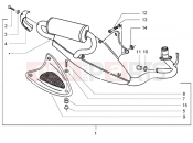 Catalytic silencer - Piaggio NRG Power DD