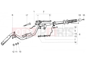 Handlebars component parts - Piaggio NRG Power DD