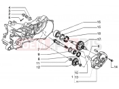 Rear wheel shaft - Piaggio NRG Power DD