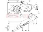 PIAGGIO NRG Power DD Crankcase cover - Crankcase cooling