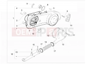 Crankcase cover - Crankcase cooling - Piaggio NRG Power DD 2011