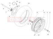 Front wheel - Piaggio NRG Power DD 2011