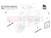 Plates - Emblems - Piaggio NRG Power DD 2011