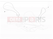 Driving mirror/s - Piaggio NRG Power DD 2014
