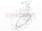Helmet huosing - Undersaddle - Piaggio NRG Power DD 2015