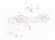 Wheel huosing - Mudguard - Piaggio NRG Power DD 2016