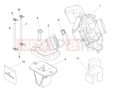 Carburettor, assembly - Union pipe - Piaggio NRG Power DD Serie Speciale 2010