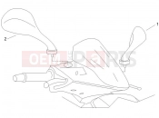 PIAGGIO NRG Power DD Serie Speciale Driving mirror/s