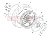 PIAGGIO NRG Power DD Serie Speciale Rear wheel