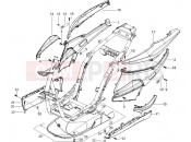 PIAGGIO NRG Power DD Serie Speciale Side cover - Spoiler